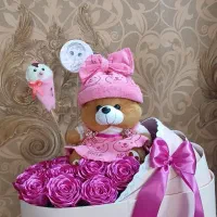 باکس گهواره برای نوزاد دختر