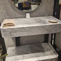 ساخت روشویی و اکسسوری سنگی