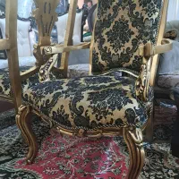 مبل سلطعنتی وکلاسیک چوب راش۳نفرنو ومیز نهارخوری۴|مبلمان خانگی و میز عسلی|تبریز, |دیوار