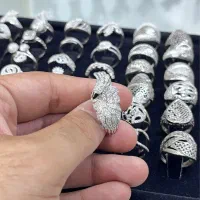 انگشتر زنانه نقره لوکس تک مدل