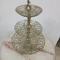 شیرینی خوری سه طبقه برنجی