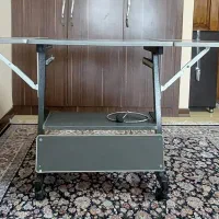 میز تحریر فلز و ام دی اف و کتابخانه ملامین|میز تحریر و کامپیوتر|اصفهان, شیخ اشراق|دیوار