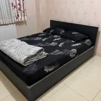 تخت ساده همراه تشک رویال عرض ۱۶۰