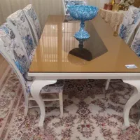 یکدست میز نهار خوری 8 نفره|میز و صندلی غذاخوری|خوانسار, |دیوار