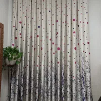 پرده ساتن ترک