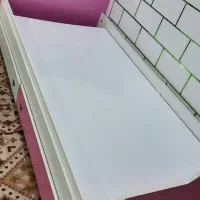 تخت نوجوان سفید صورتی|تخت و سرویس خواب|بندر ماهشهر, |دیوار