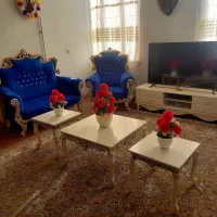 مبل ۷ نفره آبی|مبلمان خانگی و میز عسلی|وحیدیه, |دیوار