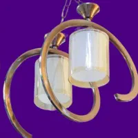 لوستر دو شاخ فنر|لوستر و چراغ آویز|تبریز, |دیوار