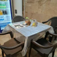 میز صندلی مدل حصیری