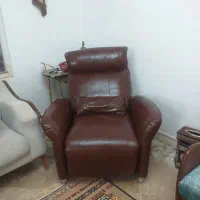 مبل ریلکسی برقی چرمی|مبلمان خانگی و میز عسلی|رودهن, |دیوار