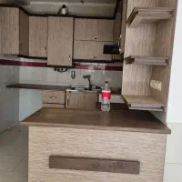 کابینت بدنه فلز درب ام دی اف با سینک