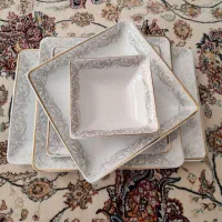 چینی تقدیس 18نفره لب طلا