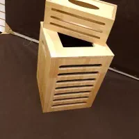 سطل و جا دستمالی تمام چوب|صنایع دستی و سایر لوازم تزئینی|مشهد, مصلی (کارمندان اول)|دیوار