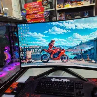 مانیتور گیمینگ خمیده Redragon GM32H2Q سایز 32 اینچ|قطعات و لوازم جانبی رایانه|قم, ارم|دیوار