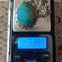 گردنبند کلکسیونی فیروزه نیشابوری اعلا|جواهرات|قدس, شهر‌قدس|دیوار