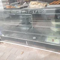 ویترین دو درب به همراه زیر ترازو