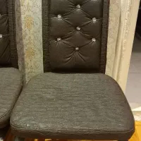 ۳عدد صندلی پایه استیل|صندلی و نیمکت|رشت, لاکان شهر|دیوار