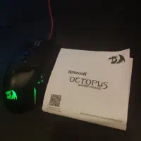 موس رد دراگون کاملا نو m712Rgb red dragon gaming