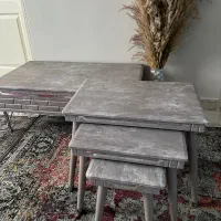 میز وسط و عسلی طرح الماس