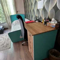 تخت خواب نوجوان و خوشخواب و میز تحریر