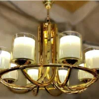 ست کامل لوستر لهستانی چشمه نور