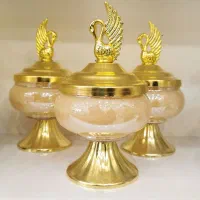 قندان طلایی کاراملی