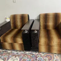 سرویس مبل دسته با میز عسلی|مبلمان خانگی و میز عسلی|صومعهسرا, |دیوار