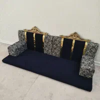 6عدد مبل خلیجی سرمه ای رنگ، درحد نو