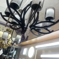 شاخه لوستر چشمی مشکی ومدل پیچ