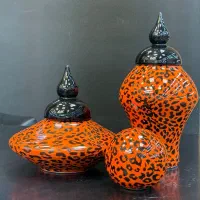 جینجر جار پلنگی نارنجی