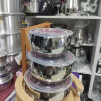 ظروف ۳ تیکه استیل