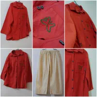 مانتومجلسی سوزندوزی شلوار شومیز چادر پیراهن پالتو|لباس|خرمآباد, |دیوار