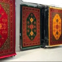 فرش‌های مدرن وسنتی+قالی خوشرنگ ابریشمی&|فرش|بوشهر, |دیوار