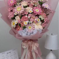 هدیه خاص گل پیپ پاکنی|گل مصنوعی|قم, سالاریه|دیوار