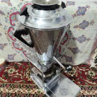 سماور عتیقه چندکاره علایدین انگلیسی کلکسیونی