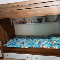 تخت خواب تختخواب دوطبقه دو طبقه|تخت و سرویس خواب|کرج, برغان|دیوار