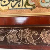 تابلو فرش دستبافت ابریشم گل برجسته|تابلو فرش|سمنان, |دیوار