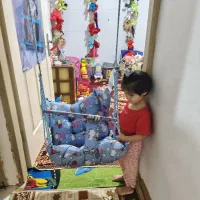 فروش تاب کودک پارچه ای صفر در حد نو|اسباببازی بچه|آستانه اشرفیه, |دیوار