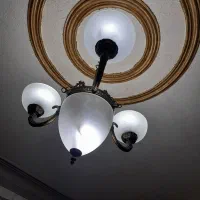 لوستر برنجی پذیرایی و آشپزخانه|لوستر و چراغ آویز|رشت, سعدی (تختی)|دیوار