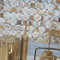 ست طلایی حمام و دسشویی|لوازم حمام|تهران, آهنگ|دیوار