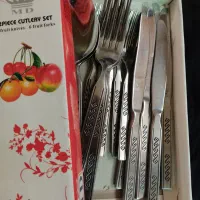 قاشق و چنگال مارک و نعلبکی نو