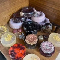 طراحی صابون هایی دکوری و گیاهی|آرایشی، بهداشتی، درمانی|قم, منبع آب|دیوار