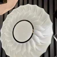 چراغ سقفی لوستر 120 وات ریموت دار 4 حالته طرح گل