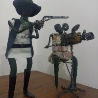 مجسه های سیمی،دکوری