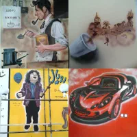 نقاشی روی دیوار|خدمات پیشه و مهارت|ابرکوه, |دیوار