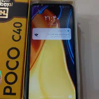 گوشی poco c40 در حد نو سالم