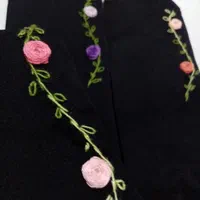 جوراب های زیبای گلدوزی شده|لباس|تبریز, |دیوار