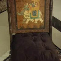 صندلی عتیقه (جفت) بیش از ۱۰۰ سال قدمت هندی|کلکسیون اشیاء عتیقه|تهران, نظامی گنجوی (توانیر)|دیوار