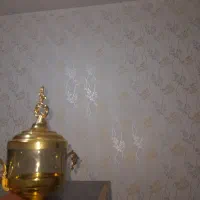 نقاشی ساختمان و طرح کاغذدیواری با رنگ