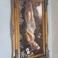 ۲عدد تابلو فرش درحد نو سالم|تابلو فرش|اشتهارد, |دیوار